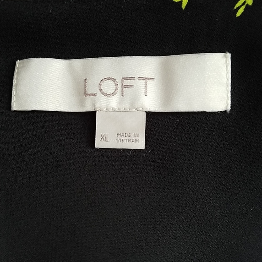 LOFT FLORAL TOP XL - Picture 5 of 8